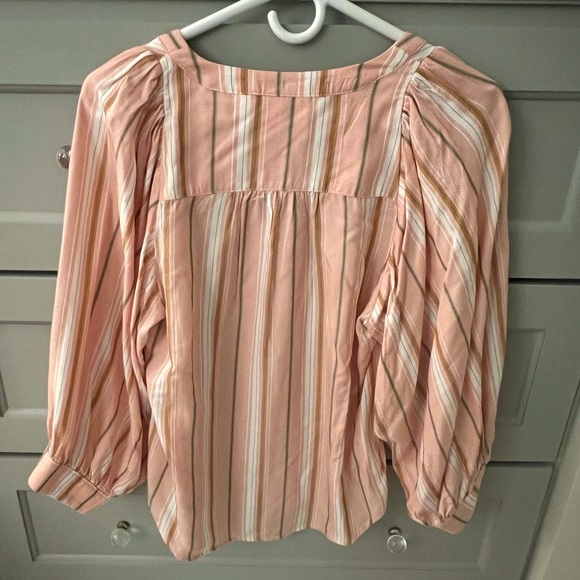 Anthropologie Maeve striped peasant top - Picture 7 of 7